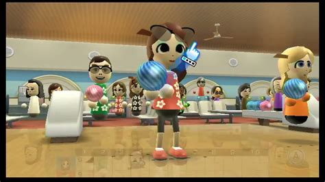 Wii Sport Resort Bowling Gameplay Youtube