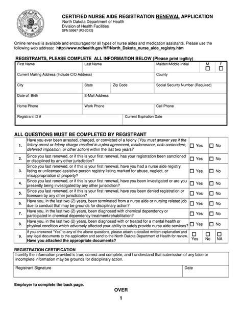 Printable Cna Renewal Form Fill And Sign Printable Template Online Us Legal Forms