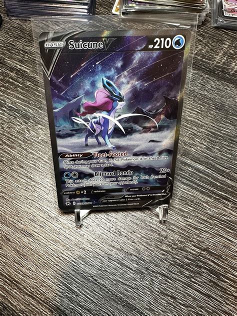 Pokemon TCG Crown Zenith Suicune V GG38 GG70 Alt Art Ultra Rare