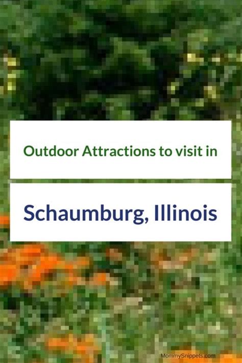 Outdoor Attractions to Visit in Schaumburg, Illinois