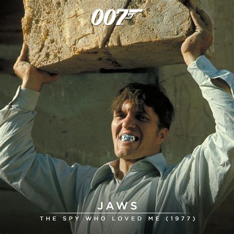 On This Day In 1976 The Spy Who Loved Me Richard Kiel Tried Out Jaws Teeth For The First Time