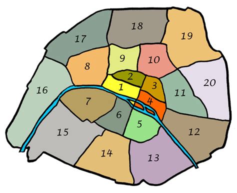 Paris Understanding The City The 20 Arrondissements