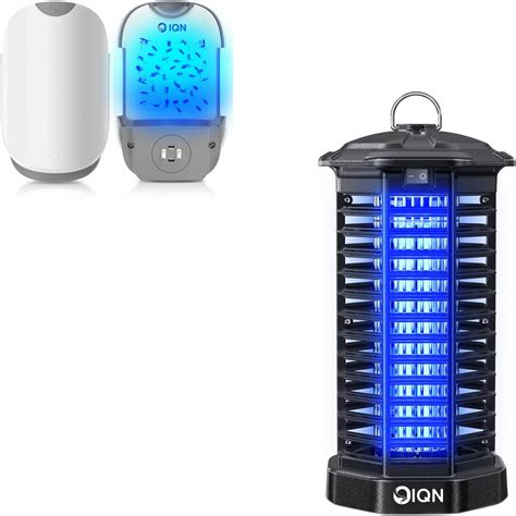 Electric Bug Zapper Bundle Outdoor Plug In Mosquito Fly Zapper With 15W