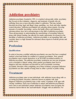 Addication Psychiatry Pdf