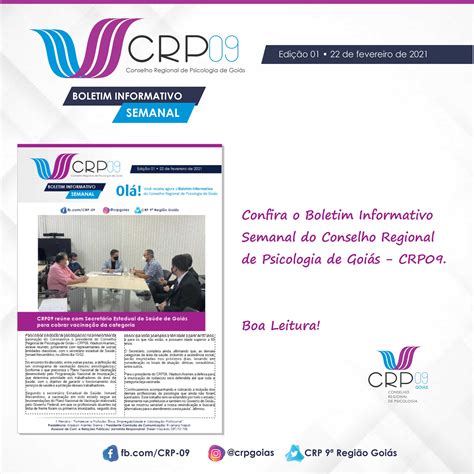 Crp Disponibiliza Boletim Informativo Para Categoria Confira Crp