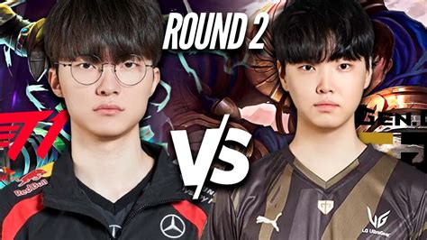 Faker De Nasus Vs Chovy De Garen T Vs Geng Round Esse Jogo Foi