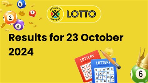 Ithuba Lotto Results For 23 October 2024 Today Lotto