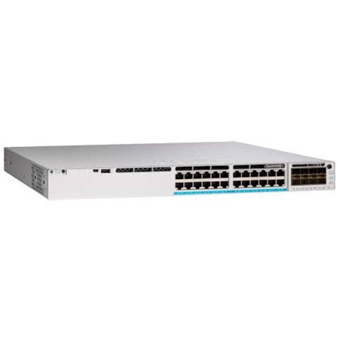 Cisco Catalyst 9300 Stackable Enterprise Switch (24-Port mGig UPOE (740W) + 4x 10G/25G SFP28) Network Advantage Full L3 BGP/OSPF License [STD-AC] (C9300-24UX-4X-A-STD-AC)