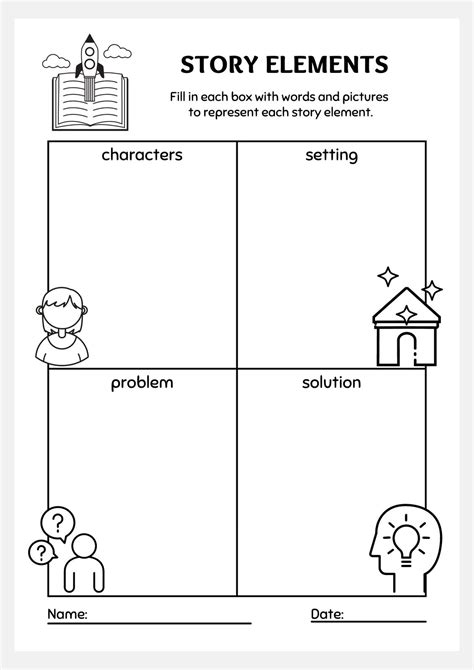 Story Elements in Sentences | Worksheet | Education.com - Worksheets ...