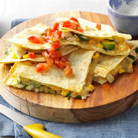 Chicken Verde Quesadillas Recipe Taste Of Home