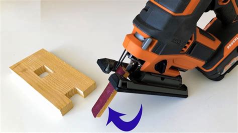 A Very Simple Jigsaw Hack Turn Jigsaw Machine Into Sanding Machine