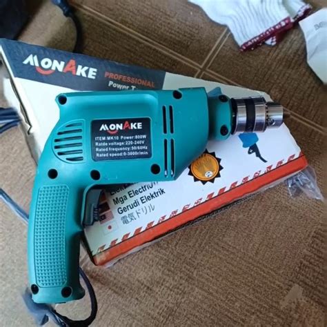 Monake M B Mesin Bor Listrik Mm Tangan Kayu Besi Electric Drill