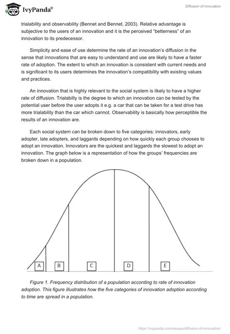 Diffusion of innovation - 592 Words | Essay Example