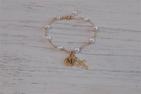 Personalized Baby Girl Jewelry-infant Initial Bracelet-baby - Etsy