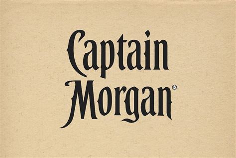 What Font Is The Captain Morgan Logo Designed In? | HipFonts