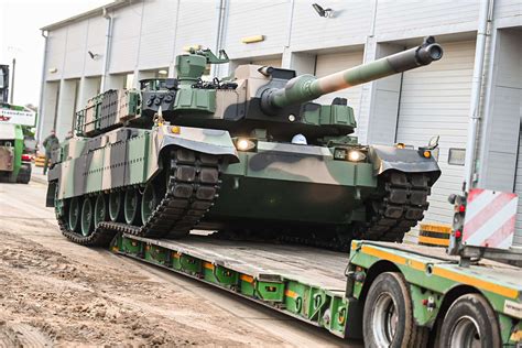 poland deploys  south korean  black panther main battle tanks
