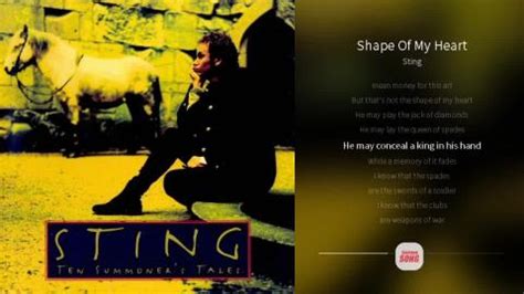 Ost Shape Of My Heart Sting Lyrics