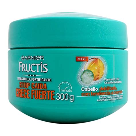 Tratamiento capilar Garnier Fructis mascarilla fortificante stop caída