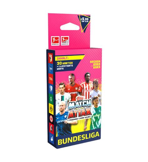 Topps Bundesliga Match Attax 2022 23 Eco Blister De 31 Cards