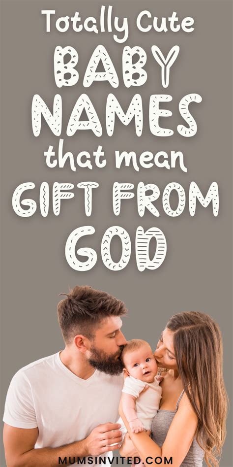 Browse Through These Baby Names Which Mean Gift Of God Or Gift From