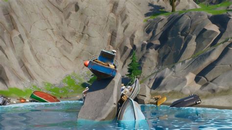 Fortnite Locations Where To Visit Shipwreck Cove Yacht And Flopper