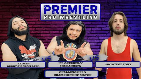 PPW 565 Challenge Pro Championship Match Branden Campbell Vs Jose