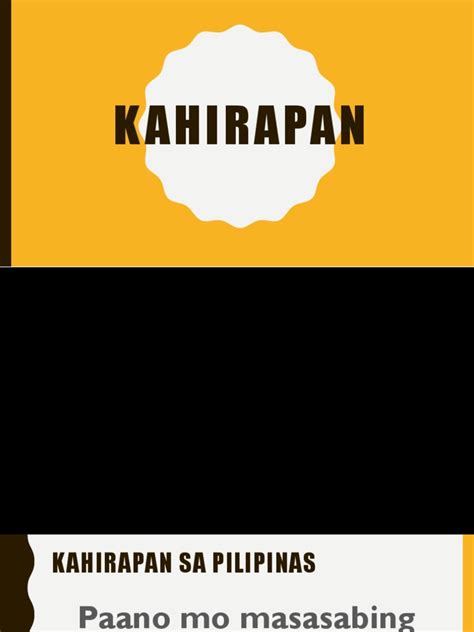 Kahirapan