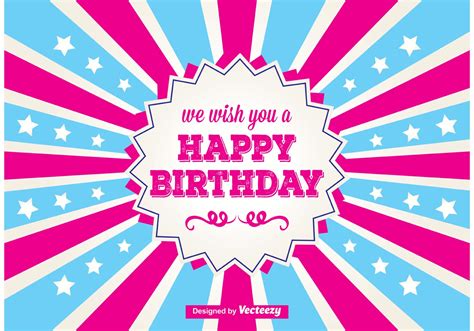 Happy Birthday Card - Download Free Vector Art, Stock Graphics & Images