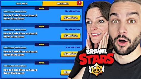 ON A RECU PLEIN DE PRIX STARR GRATUIT SUR BRAWL STARS YouTube