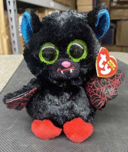 Ty Beanie Boos Halloween Ophelia The Bat New Stuffed Plush