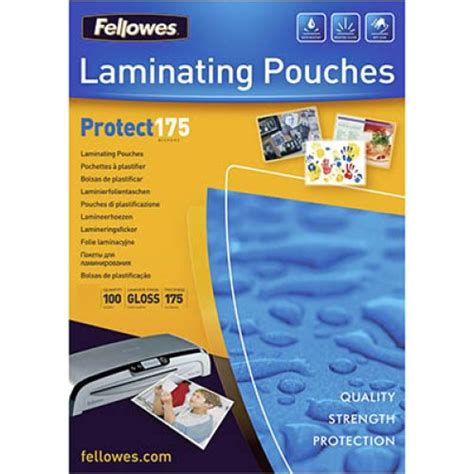 Laminating Pouches Fellowes X Mm Micron Pack Of