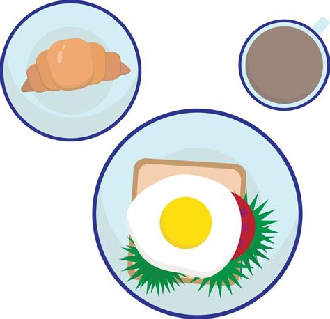 Breakfast time vector illustration 4847386 Vector Art at Vecteezy