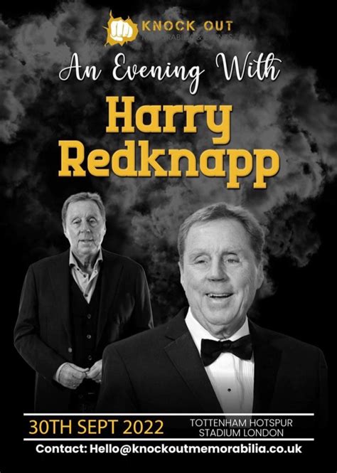 Buy Tickets An Evening With Harry Redknapp Leonardo Royal Tower Bridge