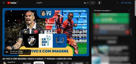 Vasco X Audax Como Assistir Ao Jogo Do Cariocão 2024 Na Cazétv