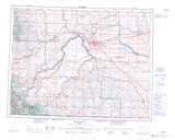 Printable Topographic Map Of Kananaskis Lakes 082J AB