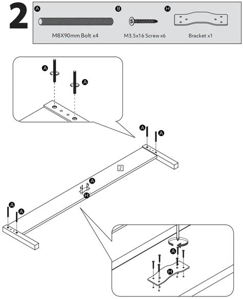 Habitat Eave Bamboo Double Bed Frame Instruction Manual