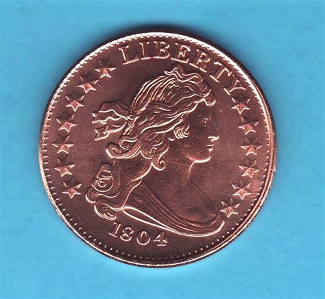 1804 Draped Bust Dollar 1 Oz Copper Round Coin Post C Ebay