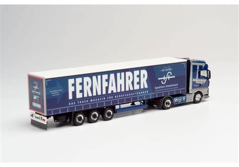 Herpa MAN TGX XXL Euro 4 Gardinenplanen Sattelzug Spedition