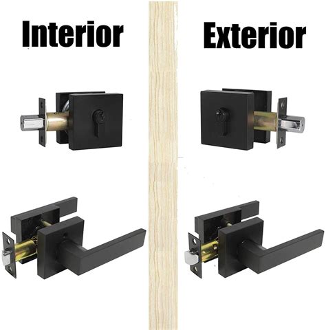 Passage Door Levers And Double Cylinder Deadbolts Lock Set Keyed Alik Probrico