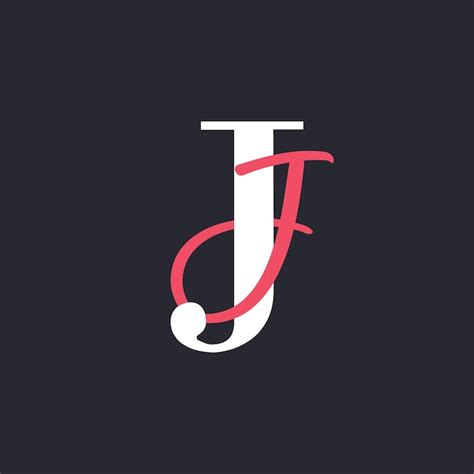 Premium Vector Letter Jj Logo Perfectly Blended Initials Jj Letter