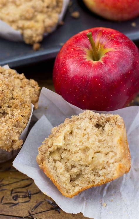 Apple Crumble Muffins - Sugar Spun Run