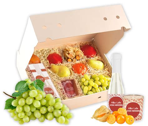 Geschenkbox Von Herzen Geschenk Hansen Obst