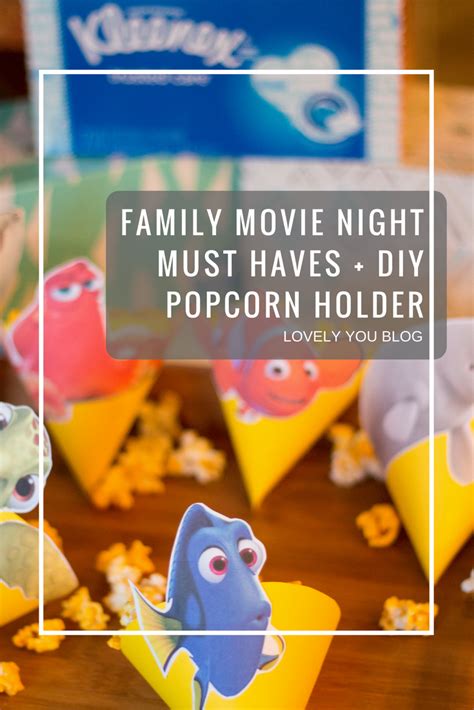 Family Movie Night Must Haves + DIY Popcorn Holder