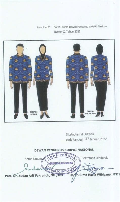 Motif Batik Korpri Dan Potongannya