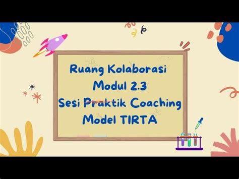 Ruang Kolaborasi Modul Sesi Praktik Coaching Tirta Youtube