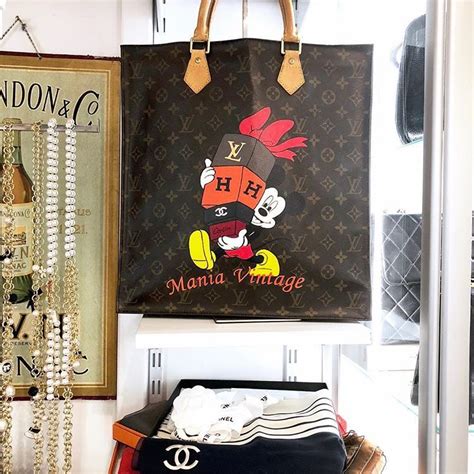 Mickey Mouse Louis Vuitton Tote Paul Smith