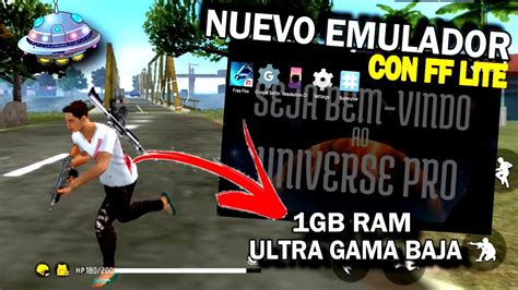 NUEVO SMART GAGA UNIVERSE PRO PARA PC DE BAJOS RECURSOS CON FREE FIRE