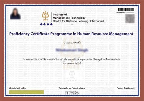 professional hr certification  imt cdl
