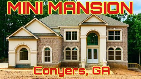 5 Bedrooms 6 Bathrooms Mini Mansion For Sale On A Basement In Conyers Ga Youtube