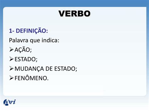 O Que é Verbo De Estado
